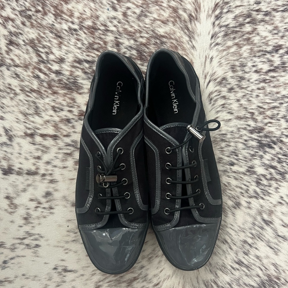 Calvin Klein Black and Gray Casual Shoes